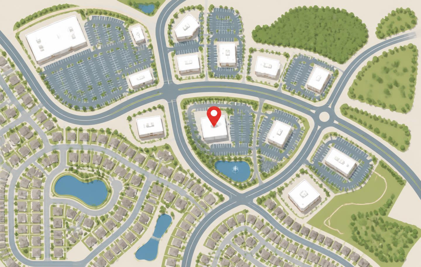Mapa de la oficina de Agency RL INSURANCE en Katy, Texas